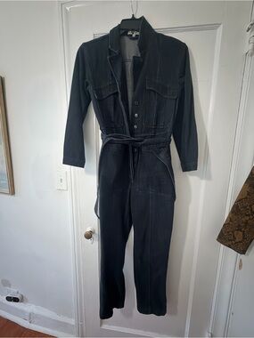Black Utility Jumpsuit Jeans - Alex Mill